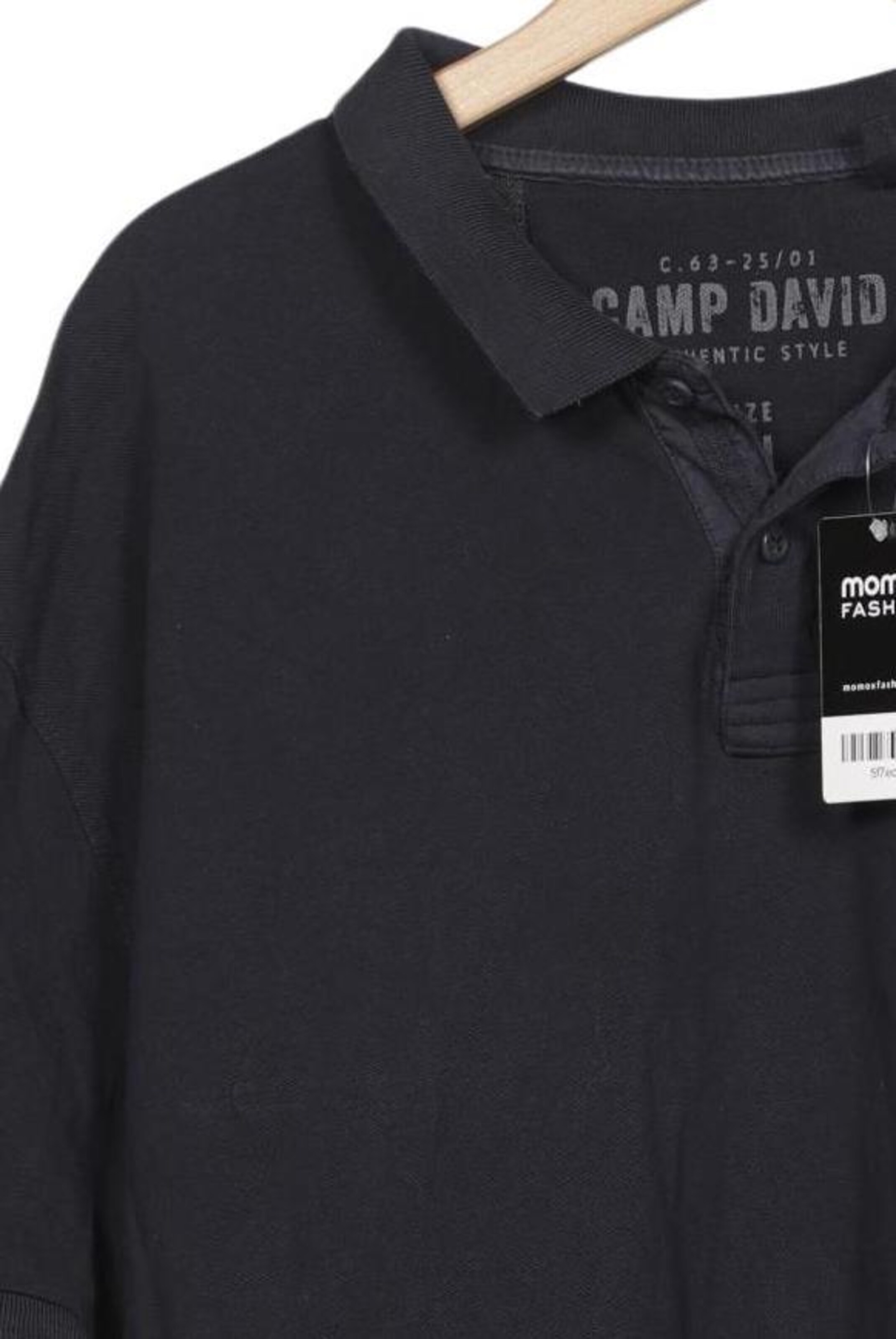 CAMP DAVID Shirt in 4XL in Blue