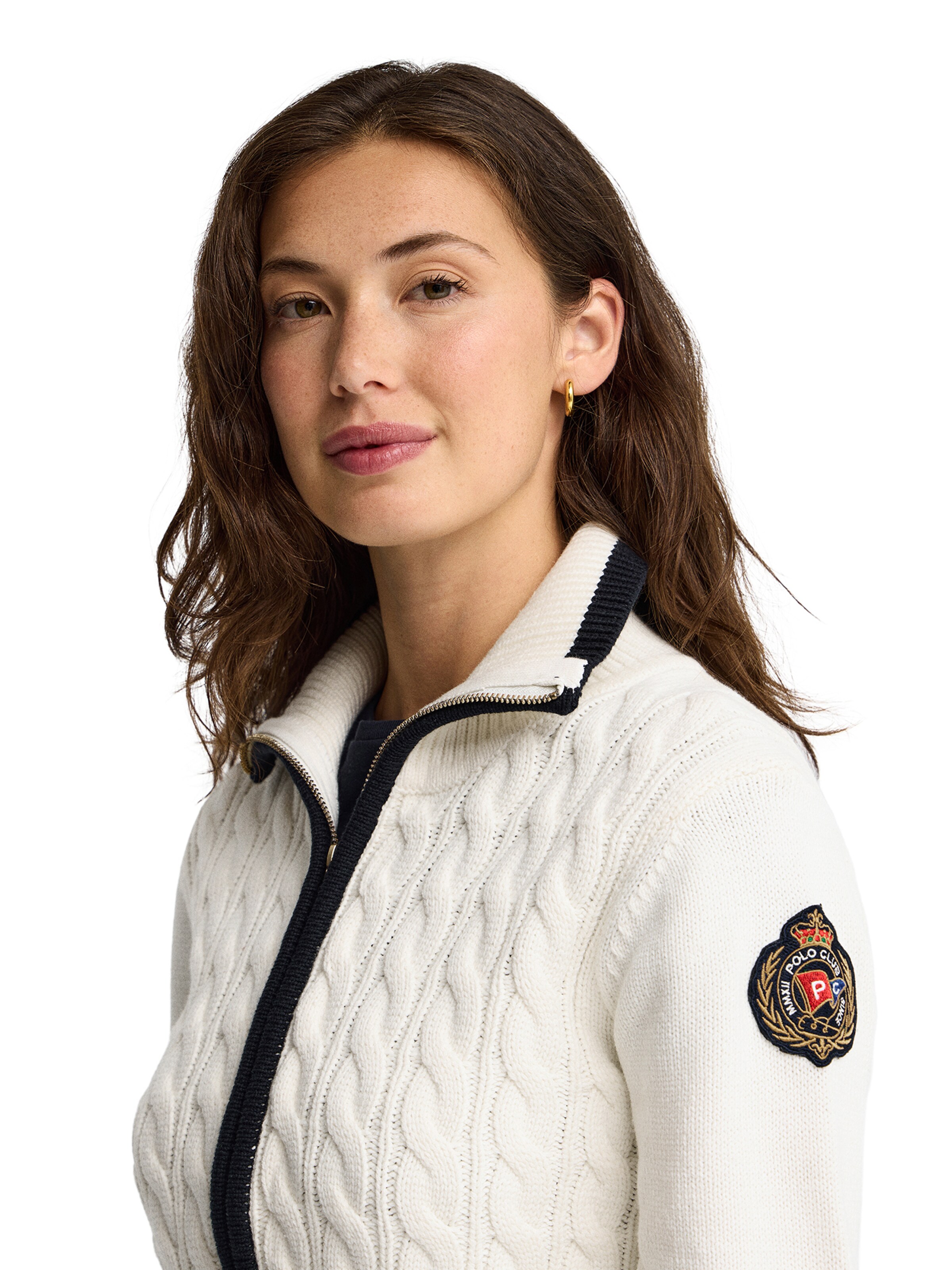 Polo Club Pullover in Braun