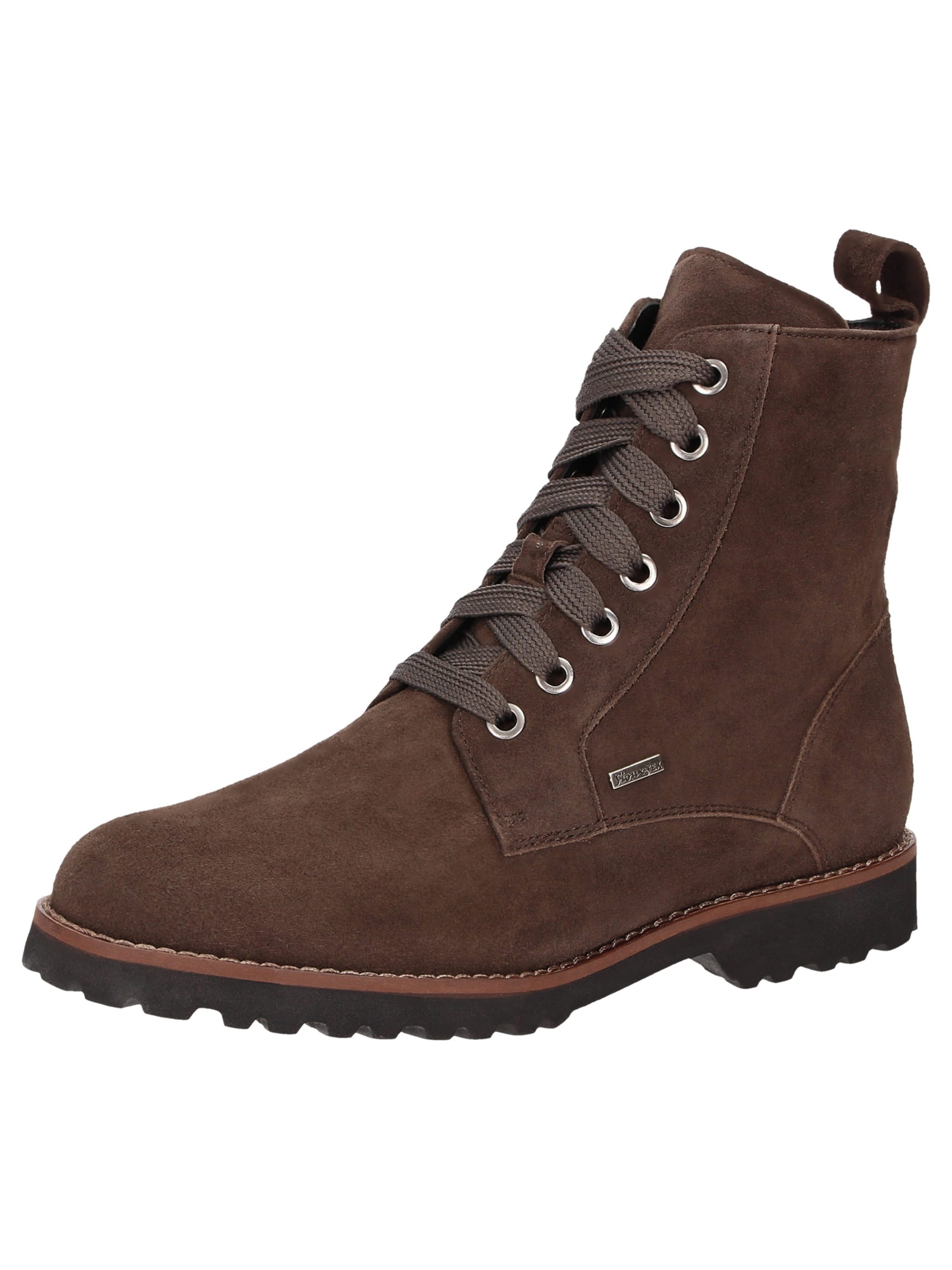 Bottines à lacets ' Merdit' SIOUX en marron : devant