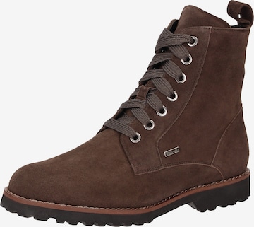 Bottines à lacets ' Merdit' SIOUX en marron : devant