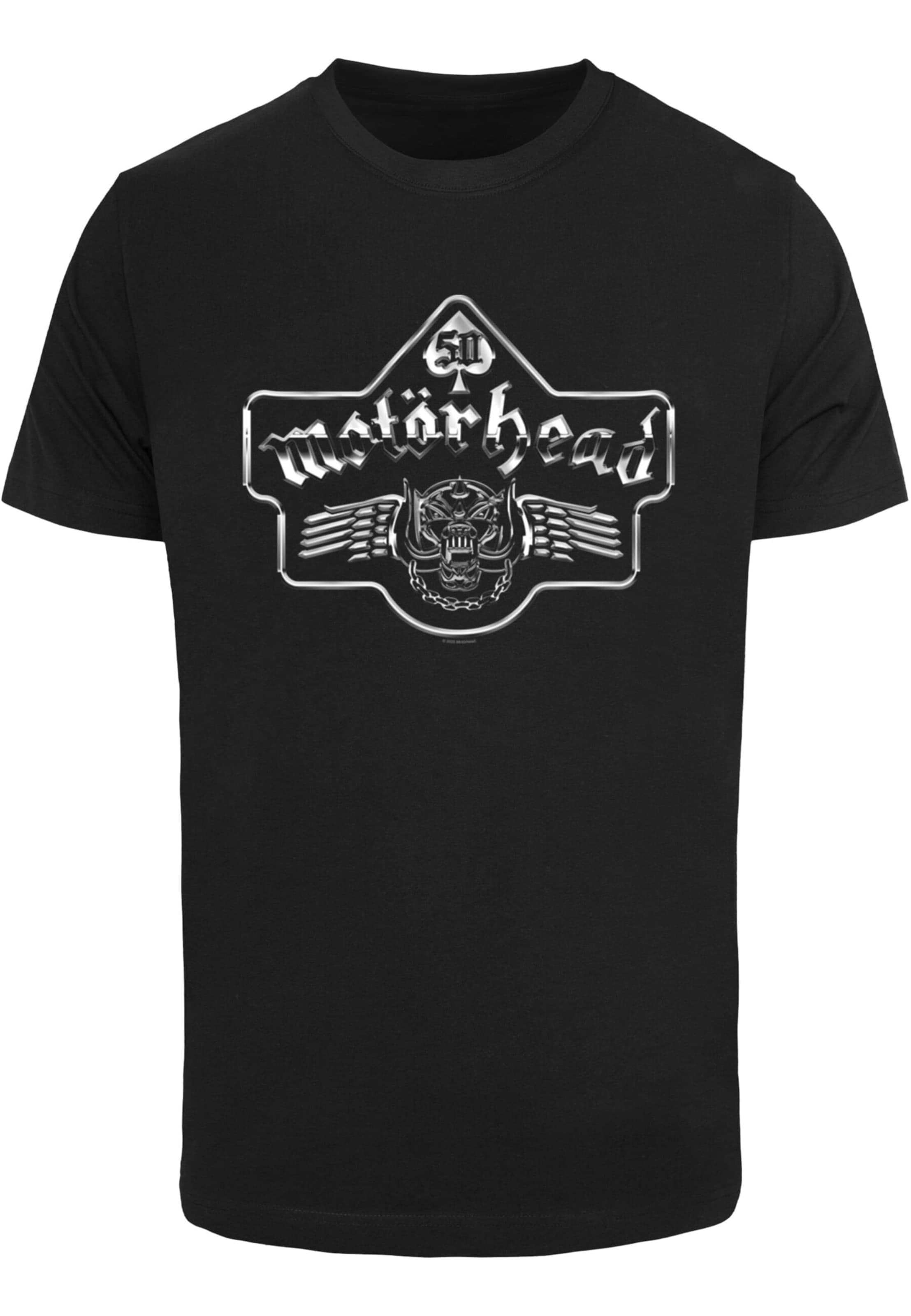 T-Shirt 'Motorhead - 50th Ace Wings' Merchcode en noir : devant