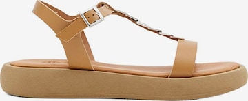 Desa Sandals 'Sandalen' in Beige: front