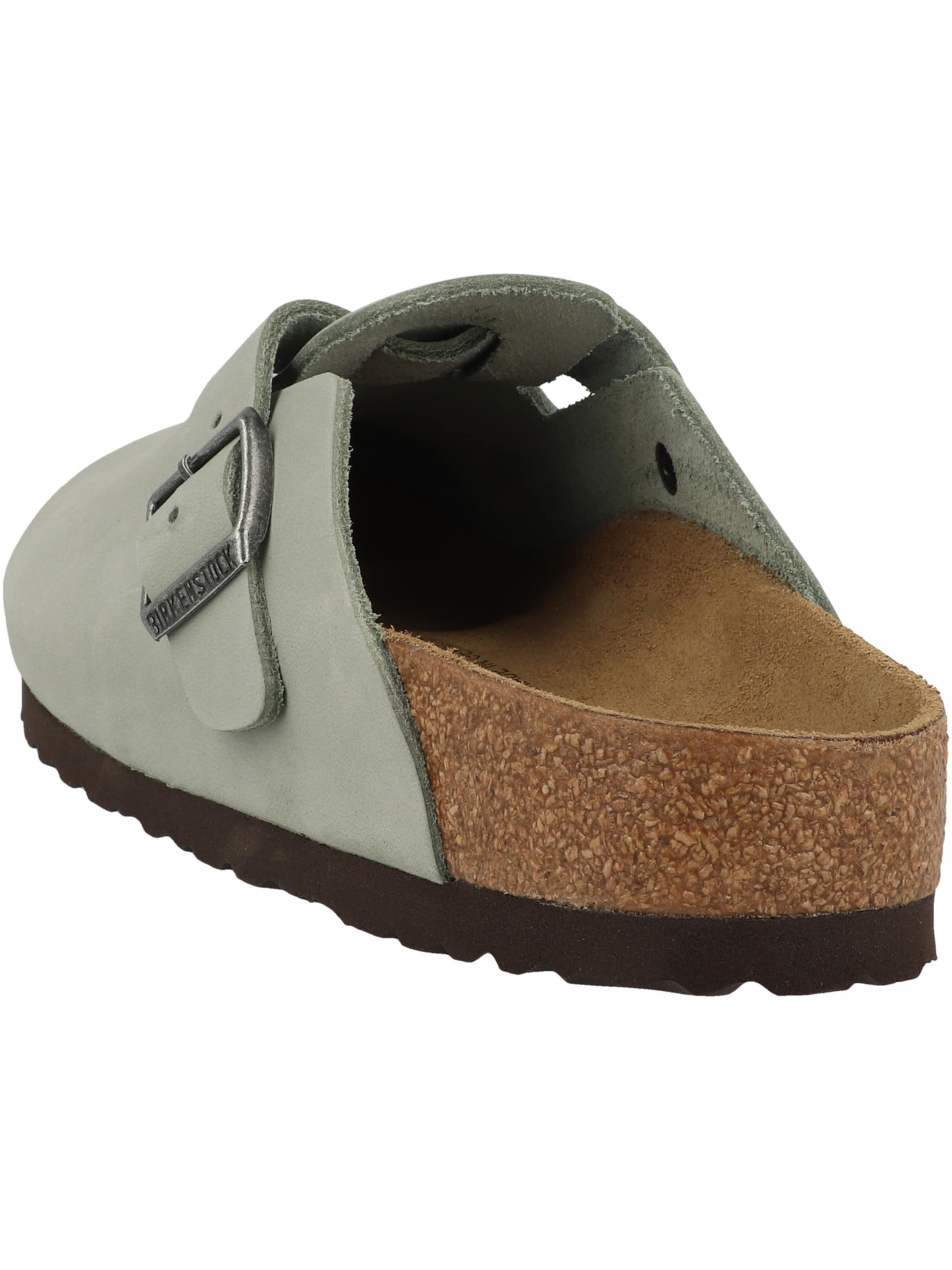 BIRKENSTOCK - Sapato aberto 'Boston' em verde