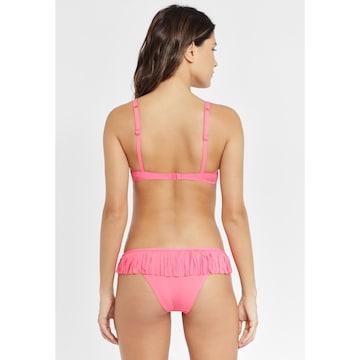 BUFFALO Regular Bikini top 'Happy' in Pink