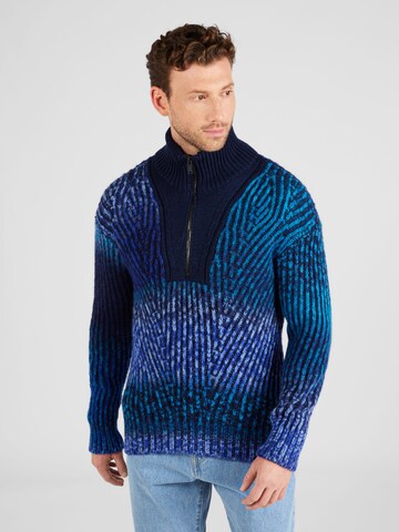 Pull-over Dondup en bleu : devant