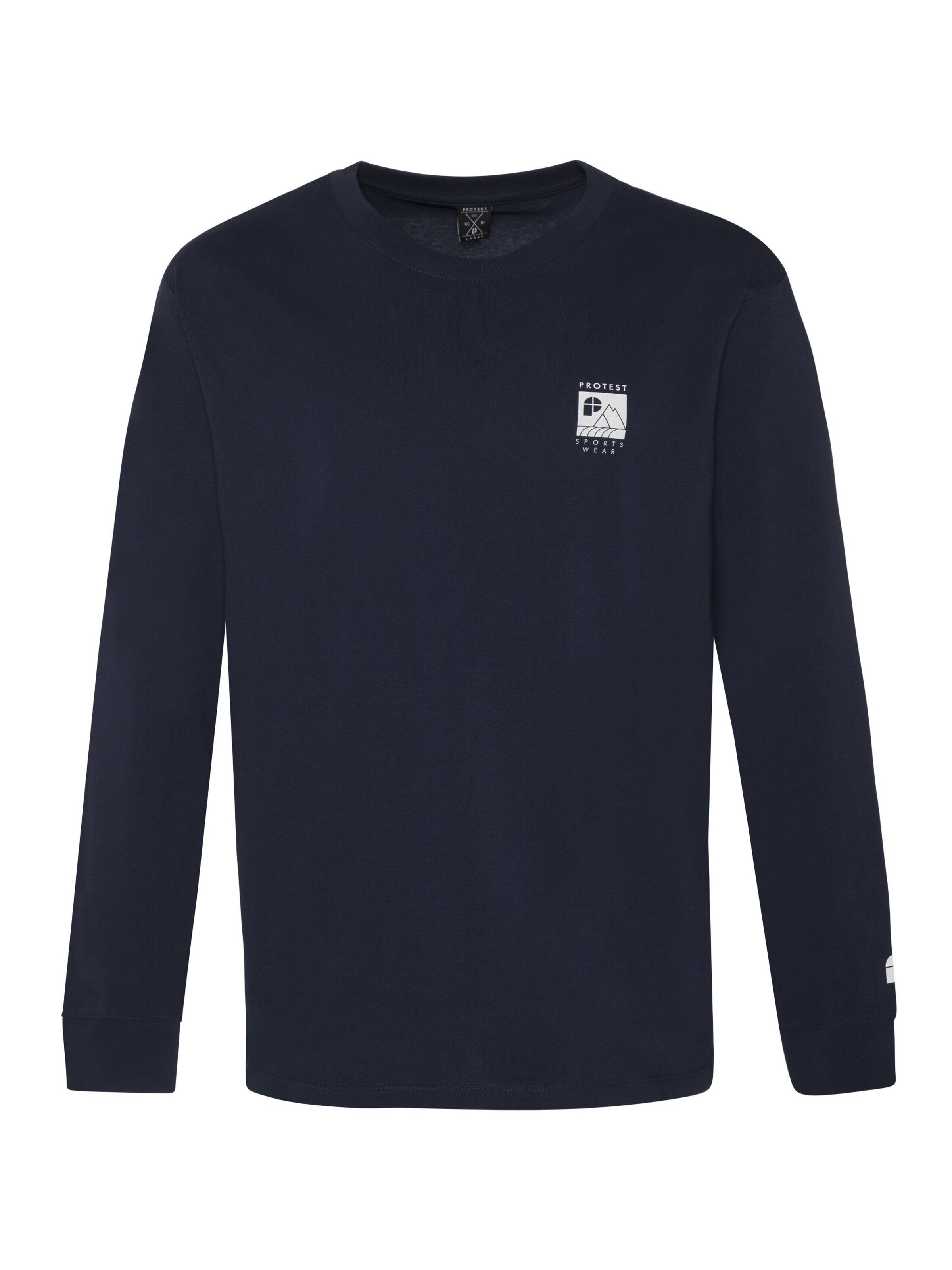 PROTEST Shirt 'SHELBY' in Blauw: voorkant