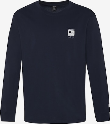 PROTEST Shirt 'SHELBY' in Blauw: voorkant