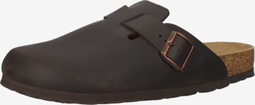 ROHDE Mules in Brown: front