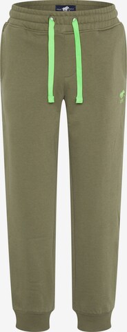 Polo Sylt Tapered Pants in Green: front