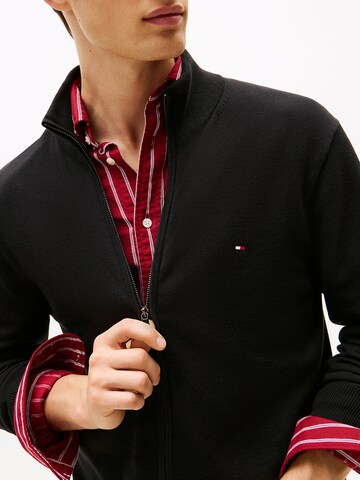 TOMMY HILFIGER Knit cardigan 'Essential' in Black