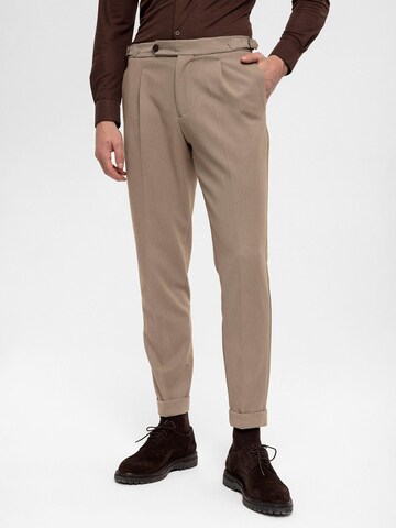 Regular Pantalon Antioch en beige : devant