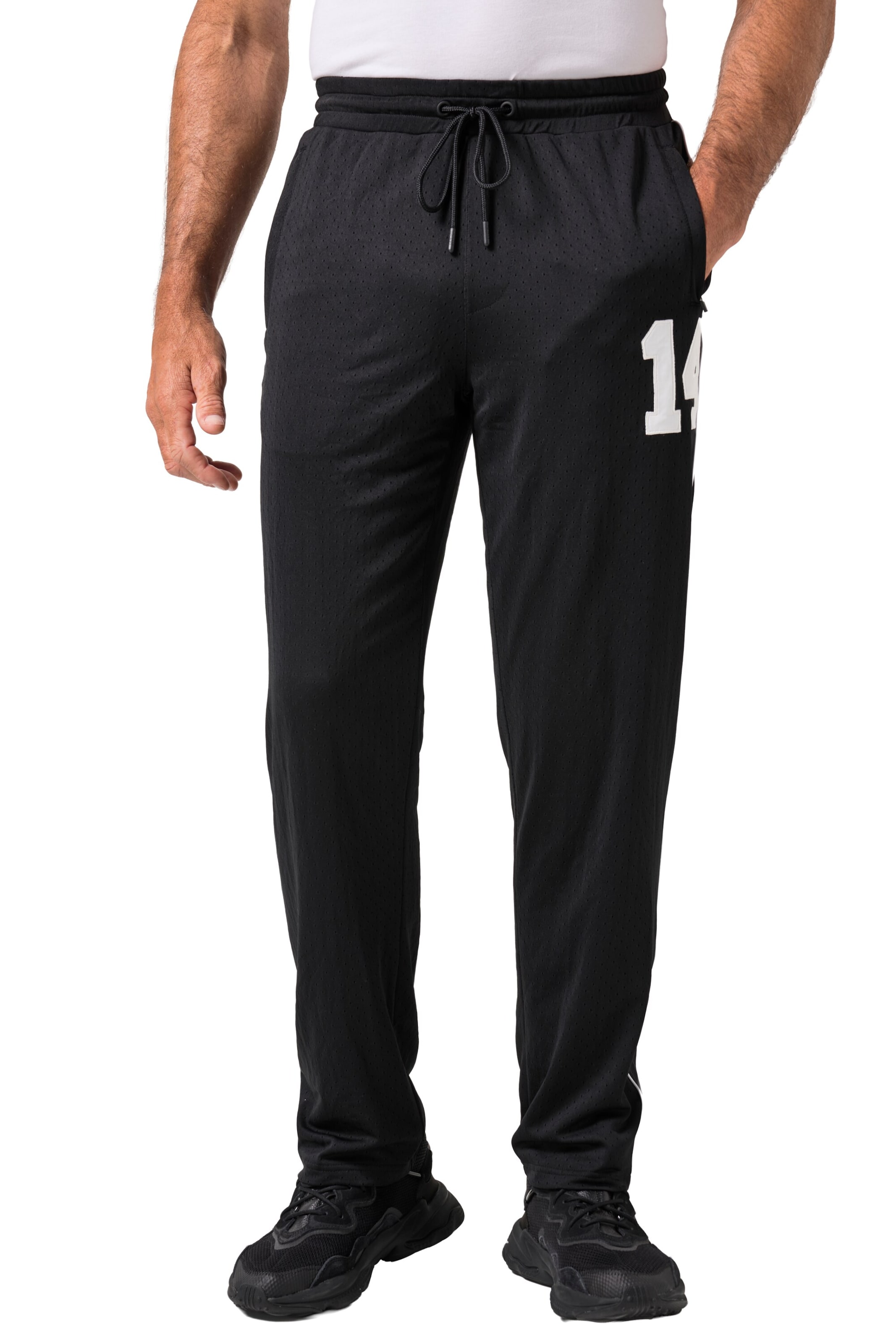 JAY-PI Regular Hose in Schwarz: Vorderseite