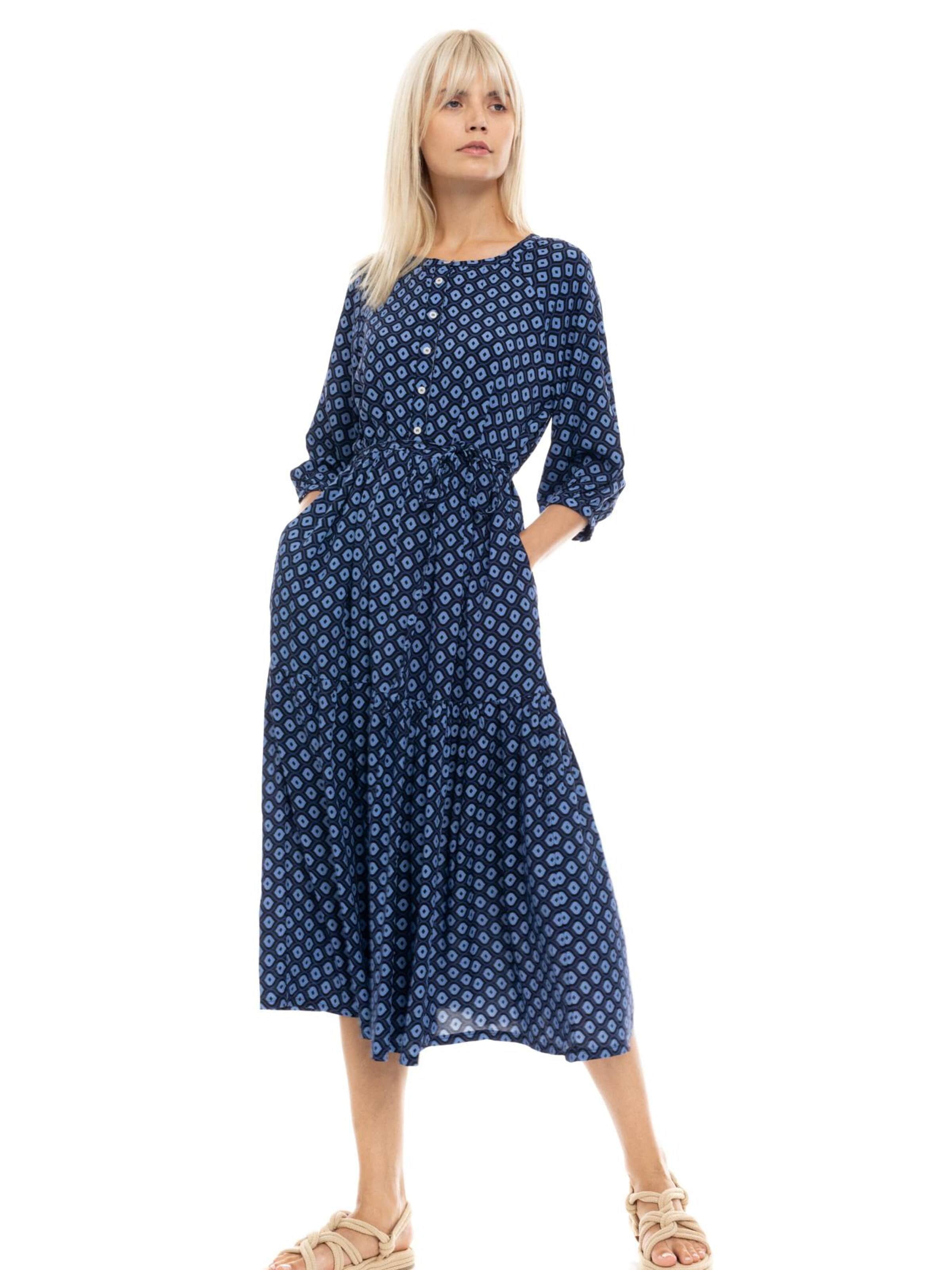 Pink Label Sommerkjole 'BEACHWEAR LONG ISLANDS' i blå: forside
