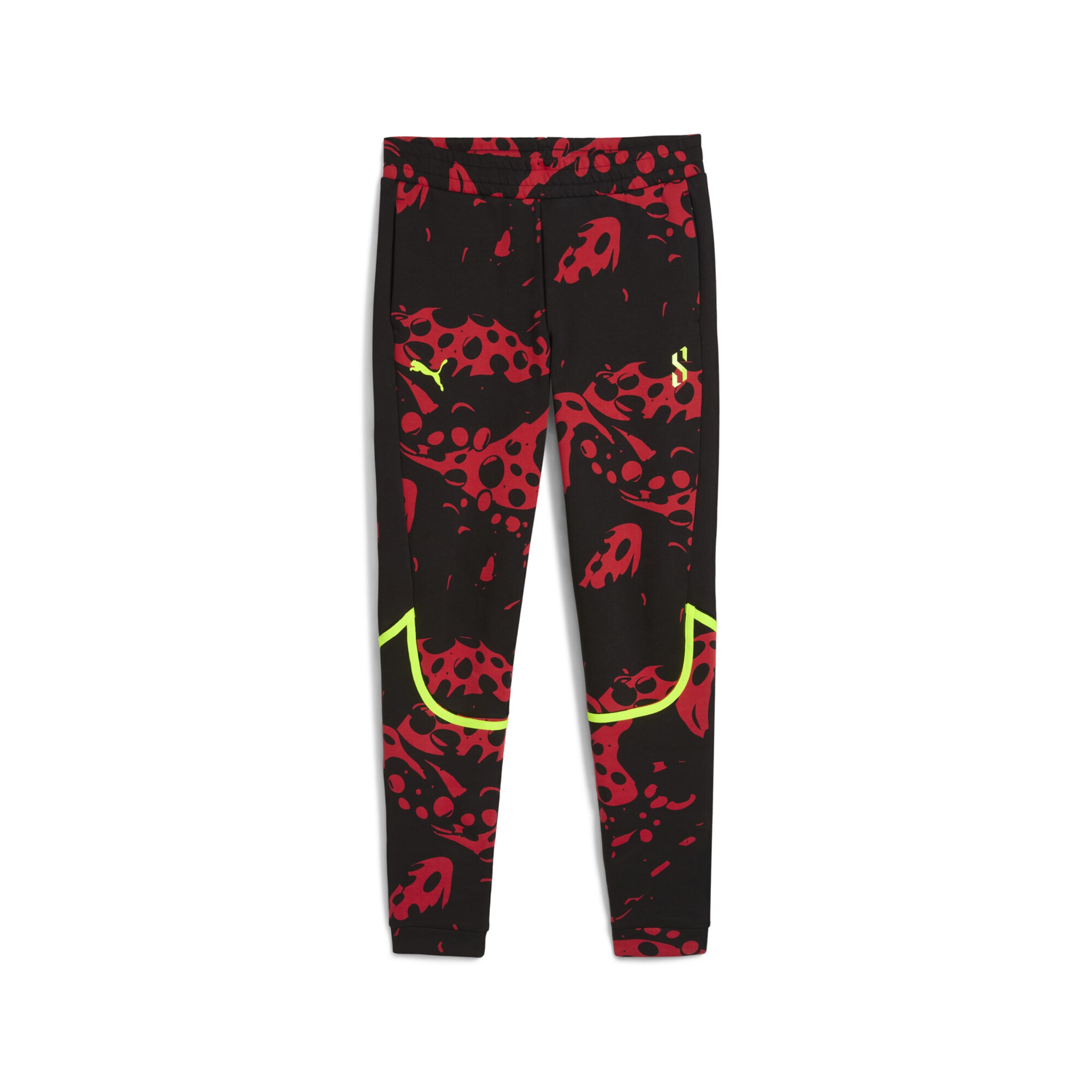 PUMA Tapered Workout Pants 'Scoot Lab' in Red: front