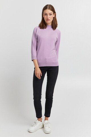 PULZ Jeans Pullover 'SARA' in Lila