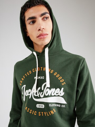 JACK & JONES Sweatshirt 'MIKK' in Grün