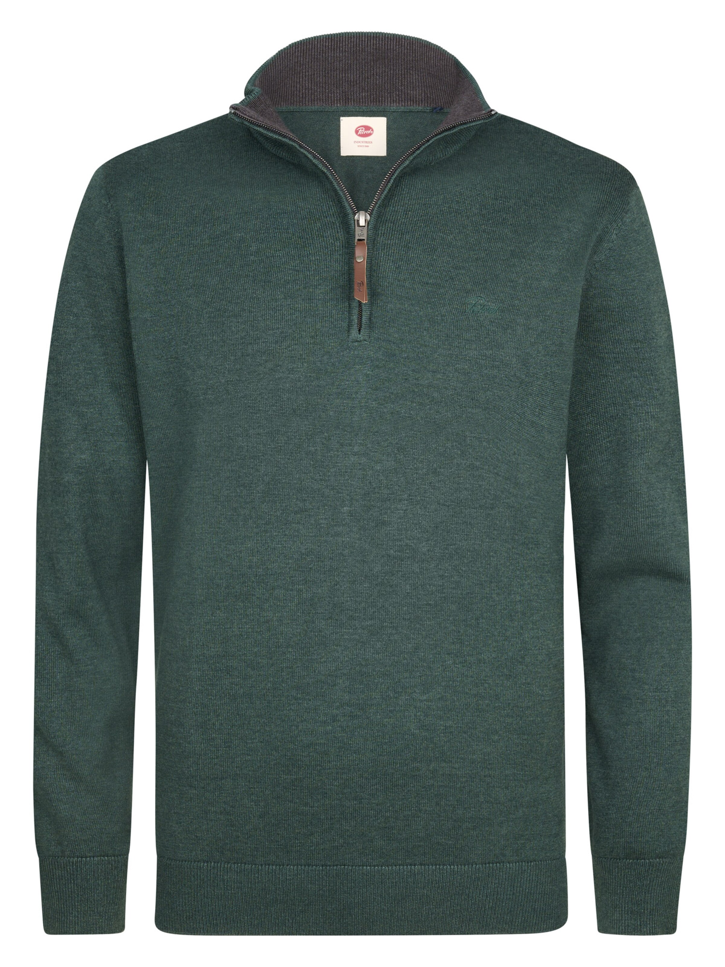 Petrol Industries Sweater in Green: front