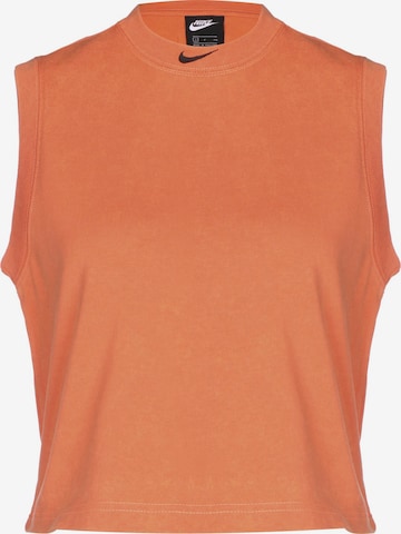 Nike Sportswear Top in Orange: front