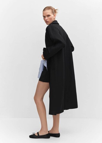 MANGO Between-Seasons Coat 'gauguin' in Black