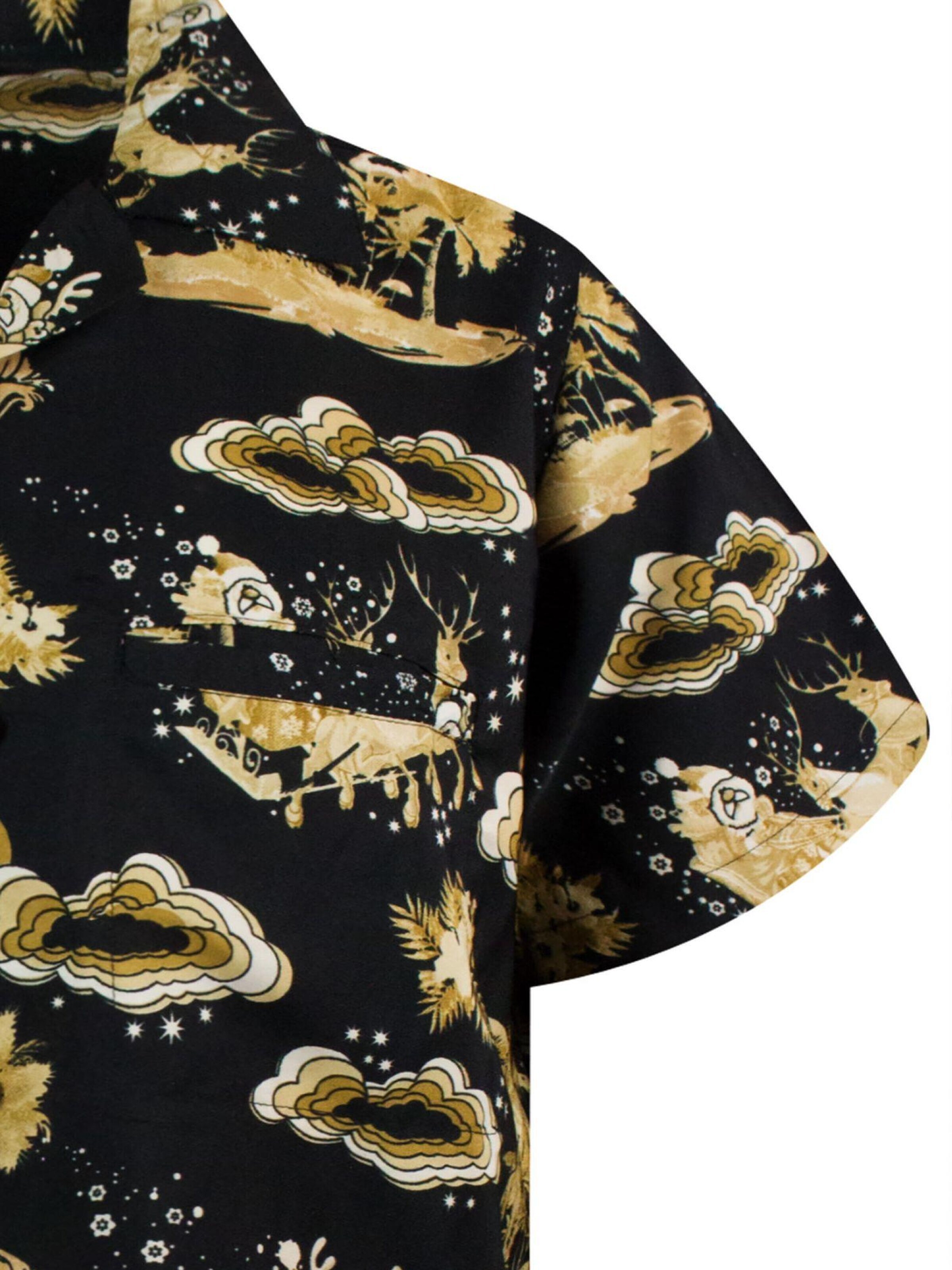 Regular fit Camicia 'Christmas Island' di King Kameha in marrone