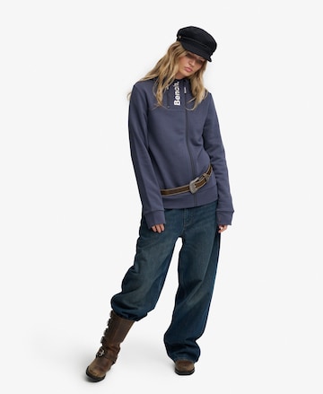 Veste de survêtement 'Bench x Superdry & Co' BENCH en bleu : devant