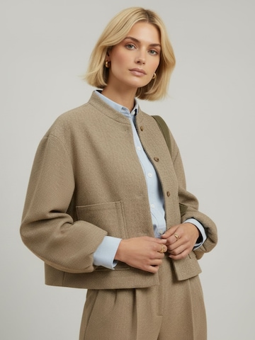 WEARABLE STORIES Between-Season Jacket 'Sienna' in Beige