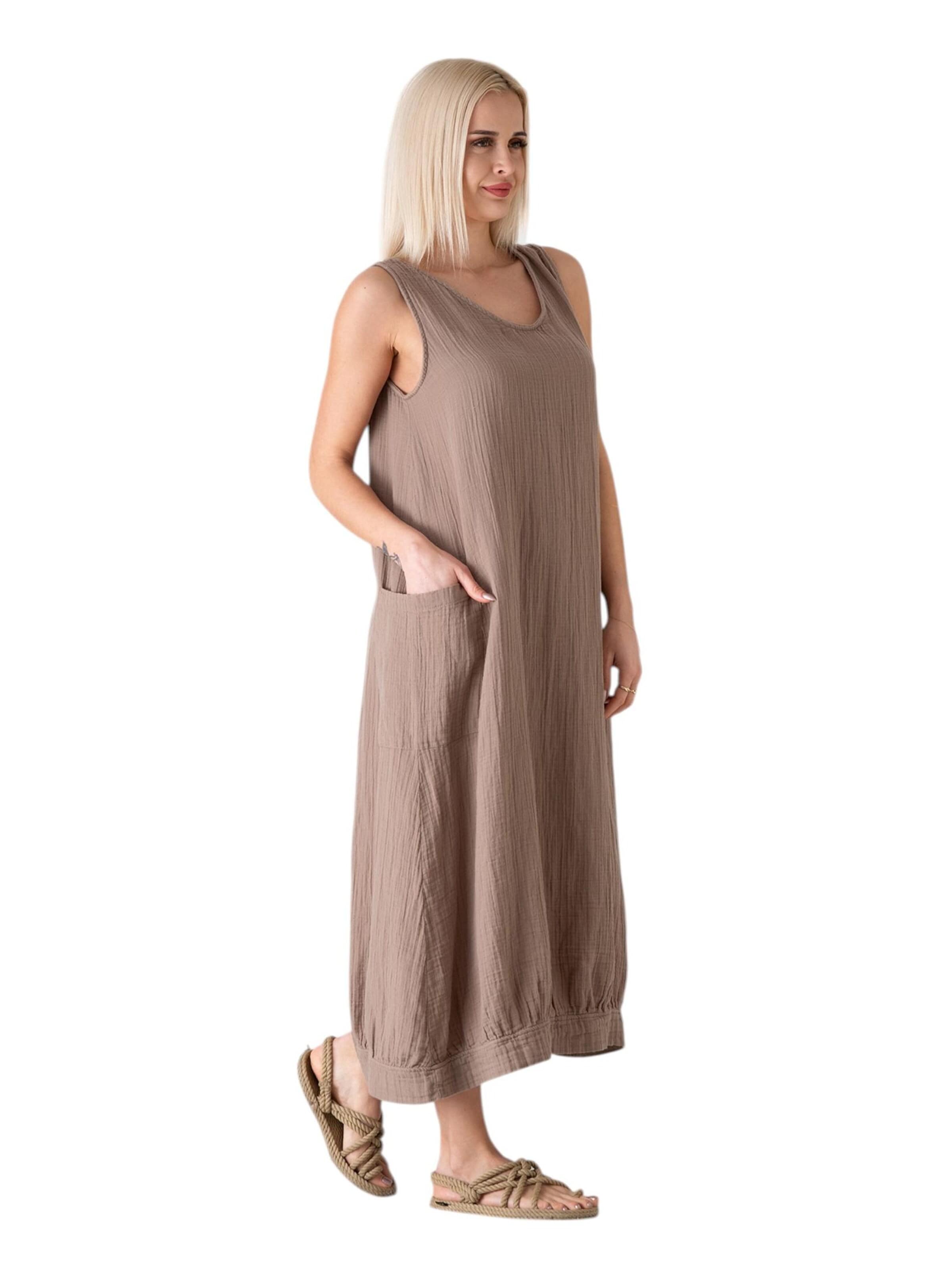 WENOR Beach dress 'ZELMA' in Beige