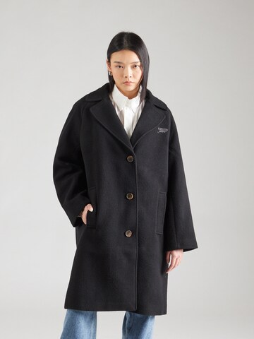Tommy Jeans Mantel in Schwarz: Vorderseite
