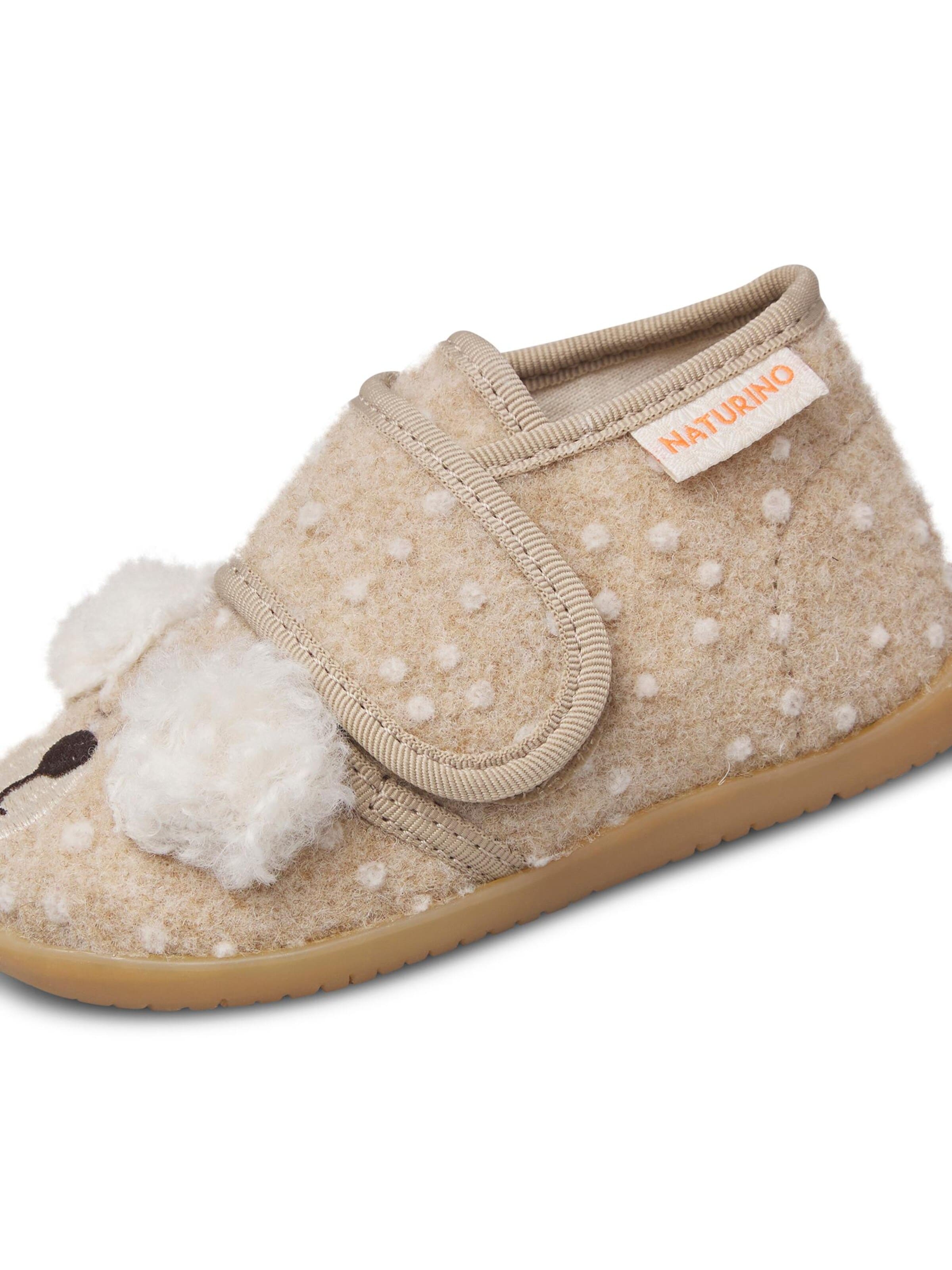 NATURINO Huisschoenen 'BIDAIM' in Beige: voorkant