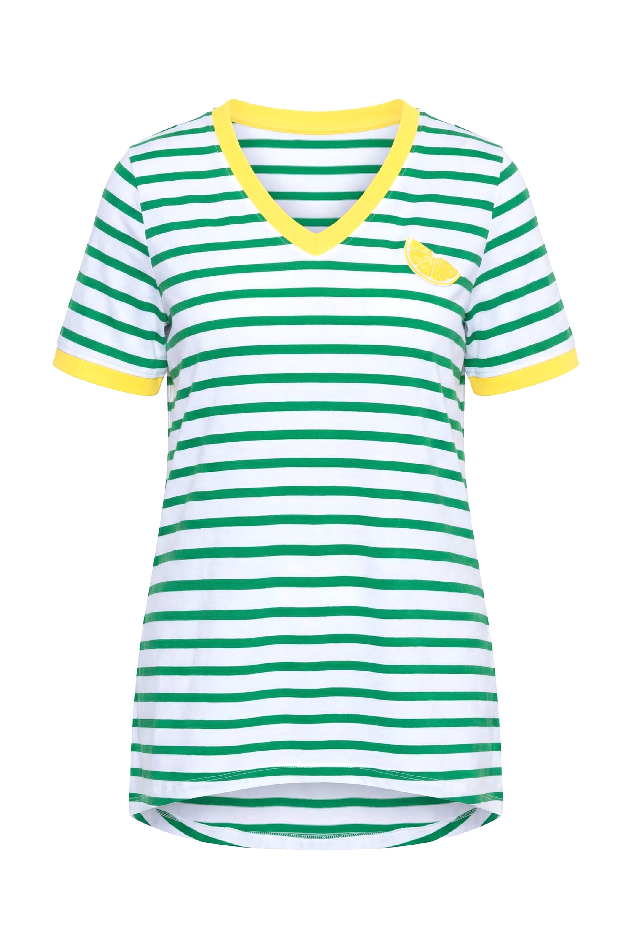 MIAMODA Shirt in Geel: voorkant