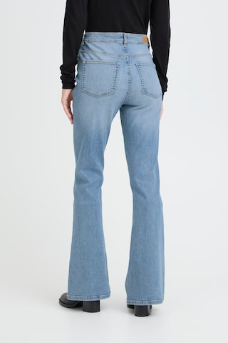 ICHI Flared Jeans 'ICHTwiggy' i blå