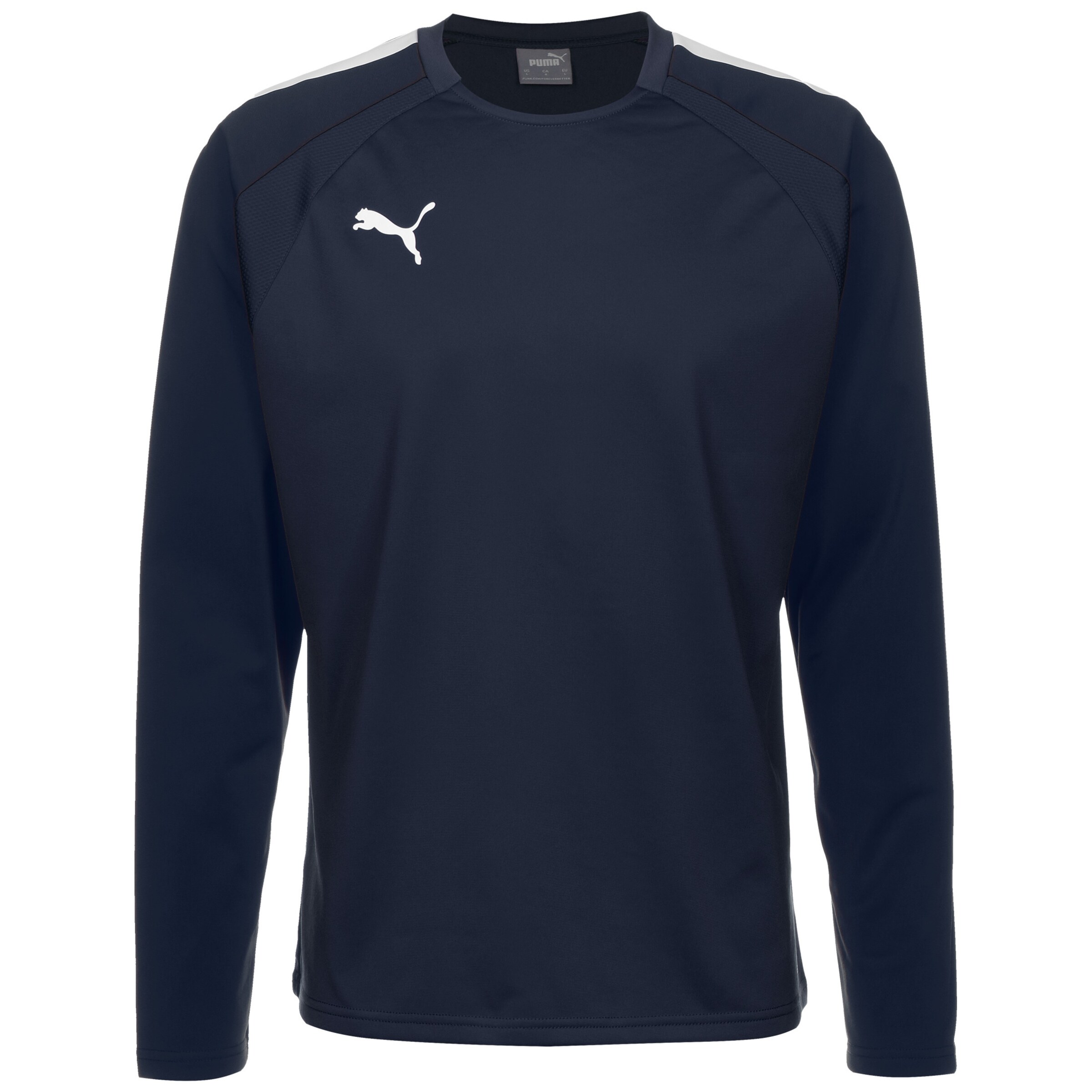 PUMA Sportsweatshirt 'Team Liga' in Blau: Vorderseite