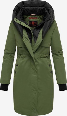 Manteau d’hiver NAVAHOO en vert : devant