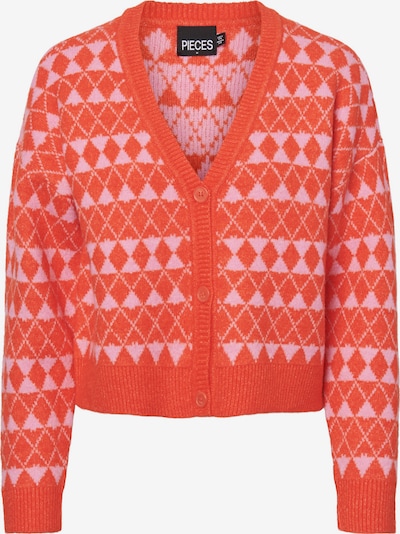 Pieces Petite Cardigan 'NAOMI' i orange / lyserød, Produktvisning