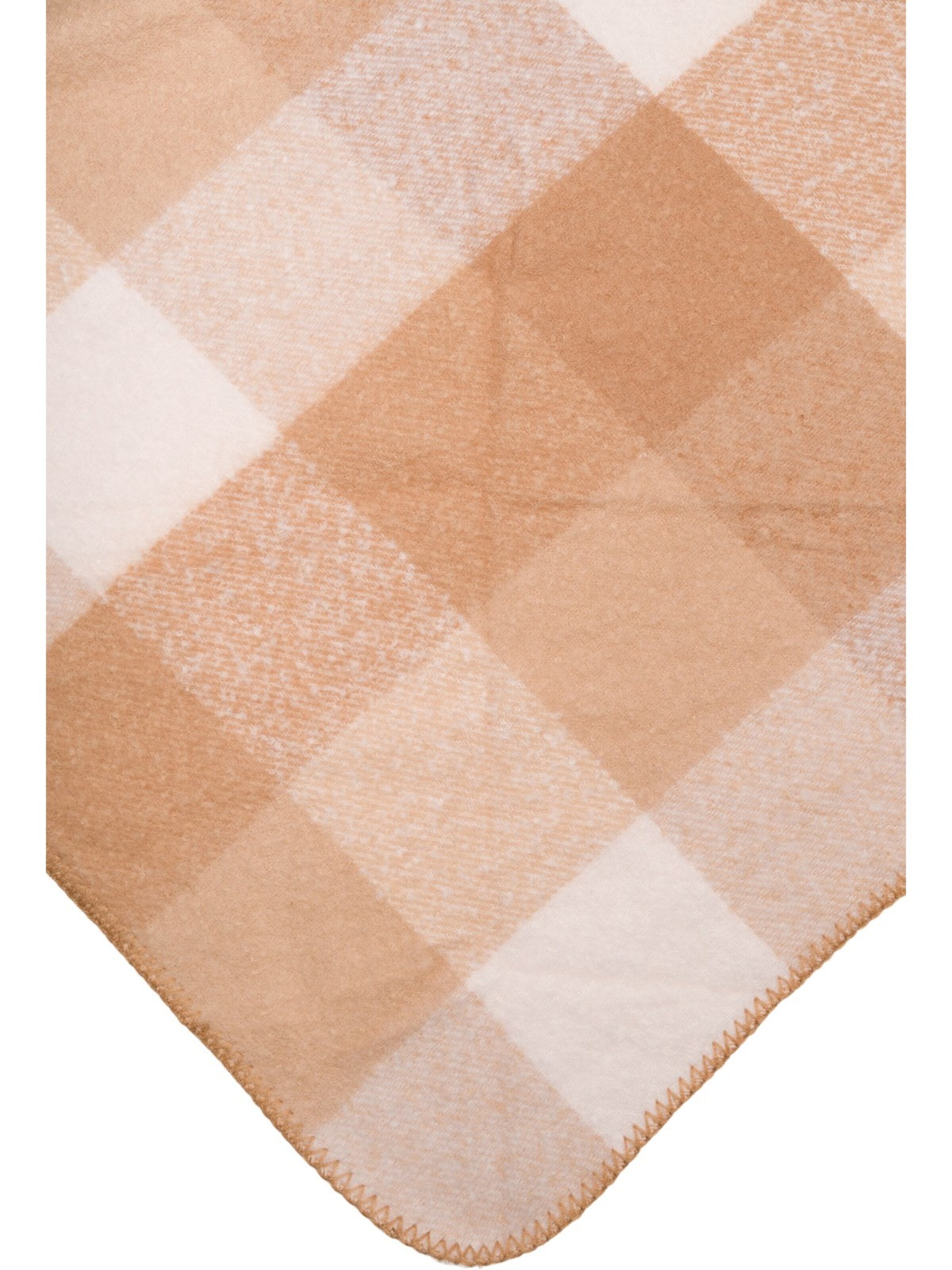 styleBREAKER Tuch 'Web Dreiecktuch Kariert'‌‌ in Beige
