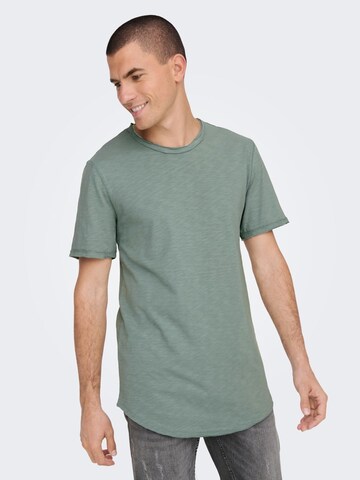 Only & Sons - Camiseta 'Benne' en verde