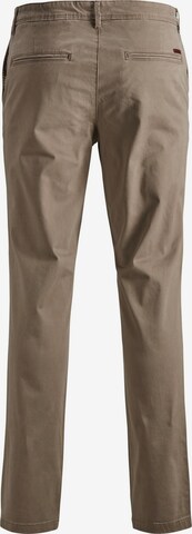 Coupe slim Pantalon chino 'JJIMARCO' Jack & Jones Plus en beige
