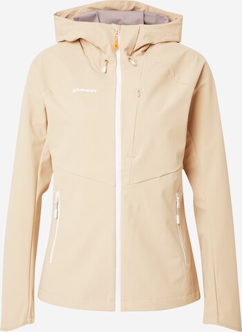 MAMMUT Outdoor Jacket 'Ultimate Comfort' in Beige: front