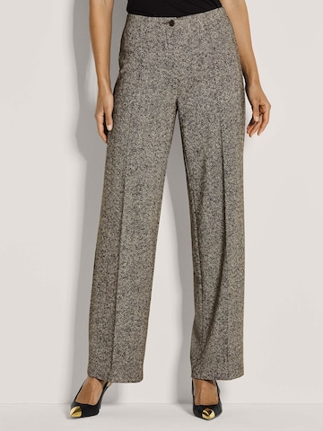 Loosefit Pantalon à plis MADELEINE en marron : devant