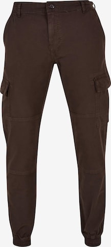 Urban Classics - Pantalón cargo en marrón: frente