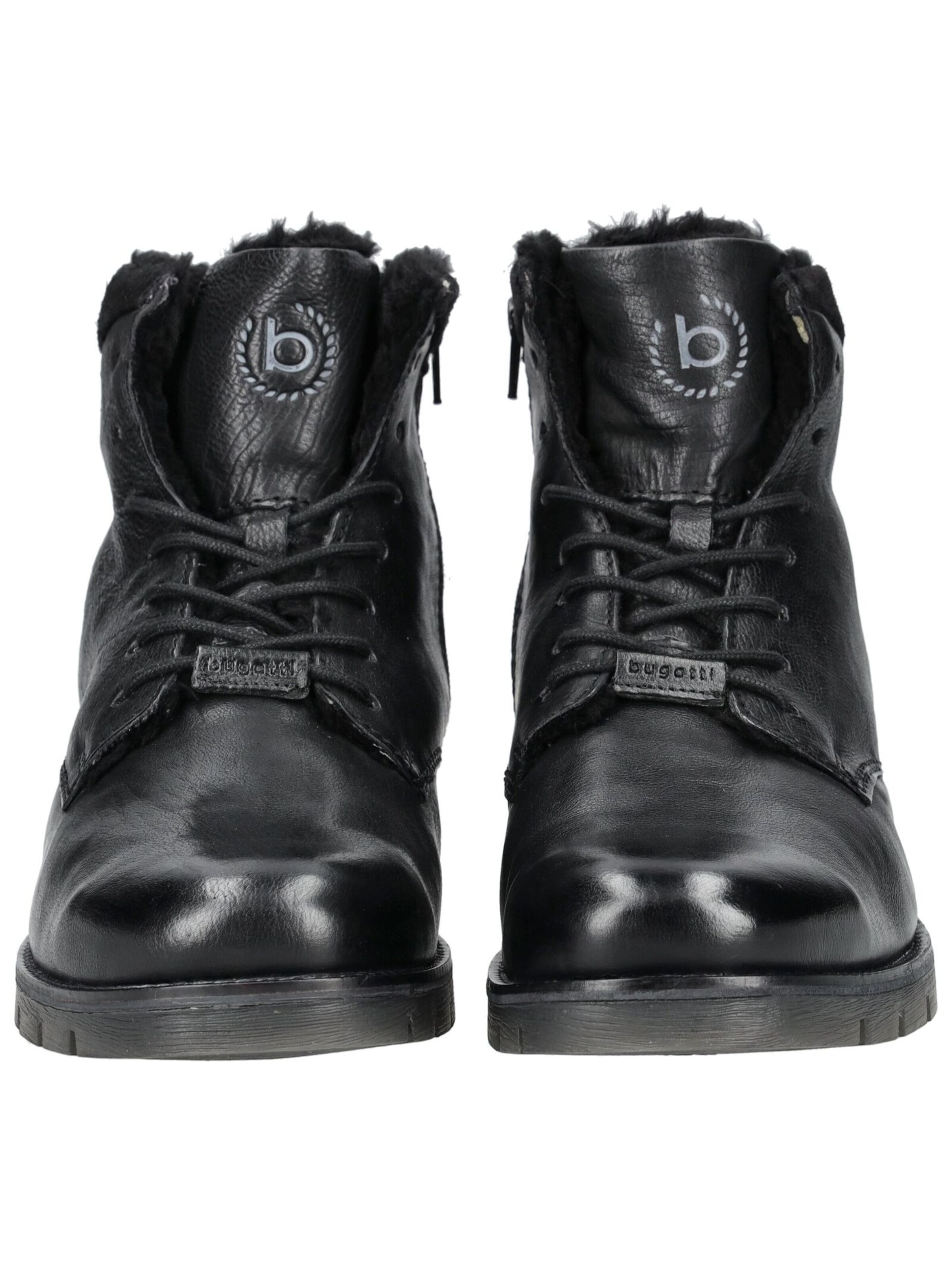 bugatti Lace-up boots in Black