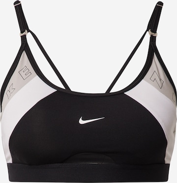 NIKE Bustier Sportmelltartók - fekete: elől