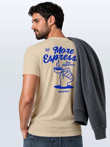 Neverless Shirt 'More Espresso' in Beige