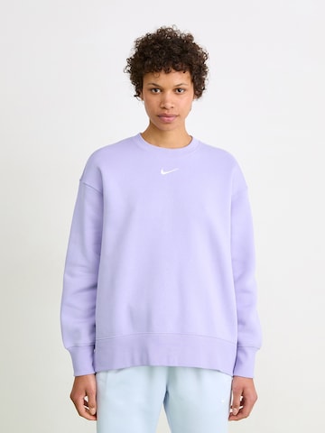 Bluză de molton 'PHNX FLC' de la Nike Sportswear pe mov: față