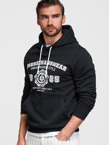 Ombre Sweatshirt in Black