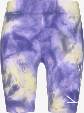 Karl Kani Skinny Pants in Purple: front