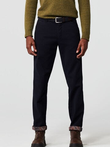 Regular Pantalon chino MEYER en bleu : devant