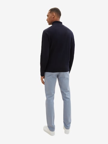 Coupe slim Pantalon chino TOM TAILOR en bleu