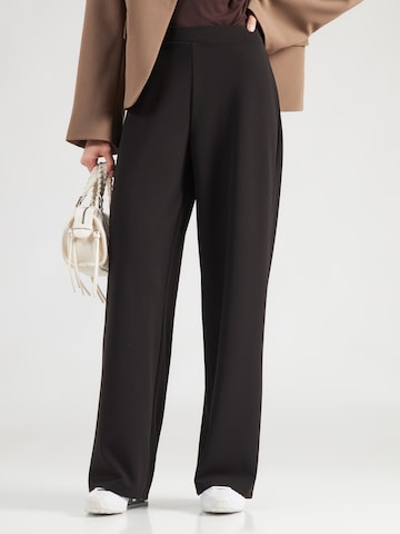 ABOUT YOU Loose fit Trousers 'Corin' in Black: front