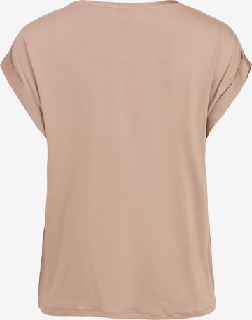 VILA Shirt 'ELLETTE' in Brown